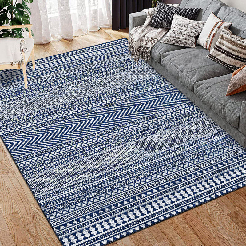 Tapis en polyester Karell, Rectangle 5 pi x 7 pi