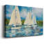 Toile tendue avec châssis transparent Clear Sailing - prête à être accrochée-1073512838