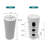 Ceramic Pedestal Sink Classic One-piece Freestanding Pedestal Combo Bathroom Sink with Overflow-124176760-124176761