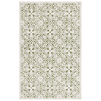 Mellodie Hand Tufted Wool Pile Geometric Rug