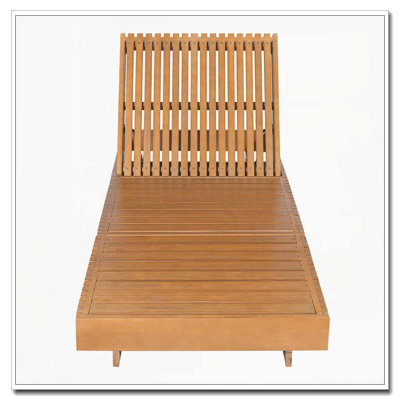 Méridienne en bois massif