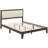 Bed Frame With Upholstered Headboard, Platform Bed Frame With Wooden Slats, No Box Spring Needed, Easy Assembly-1777914791-1777914789