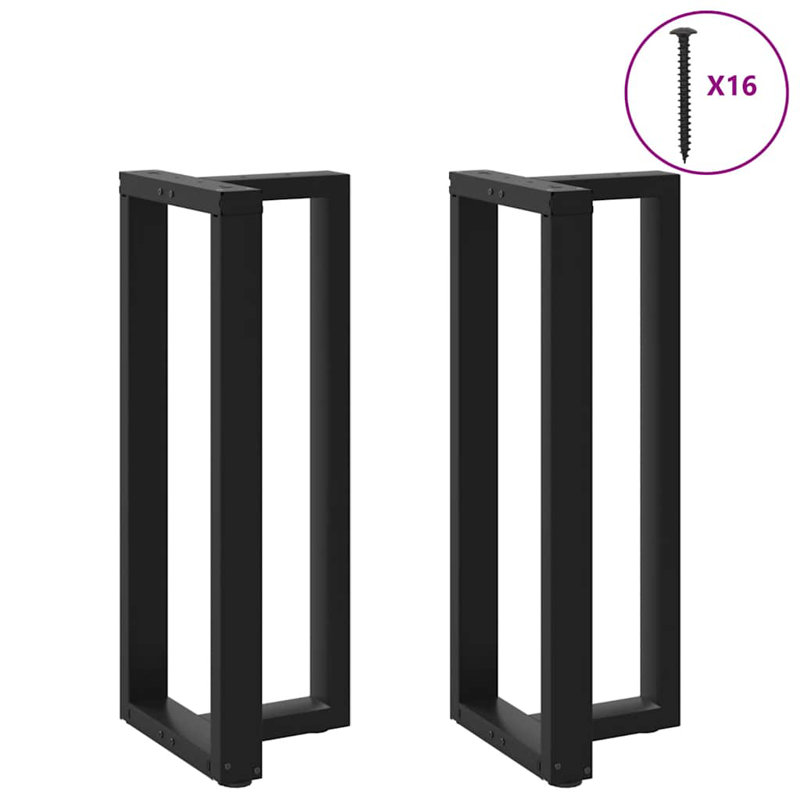 Ayzen Table Leg, Black, 50 x 35 x (100-101) cm