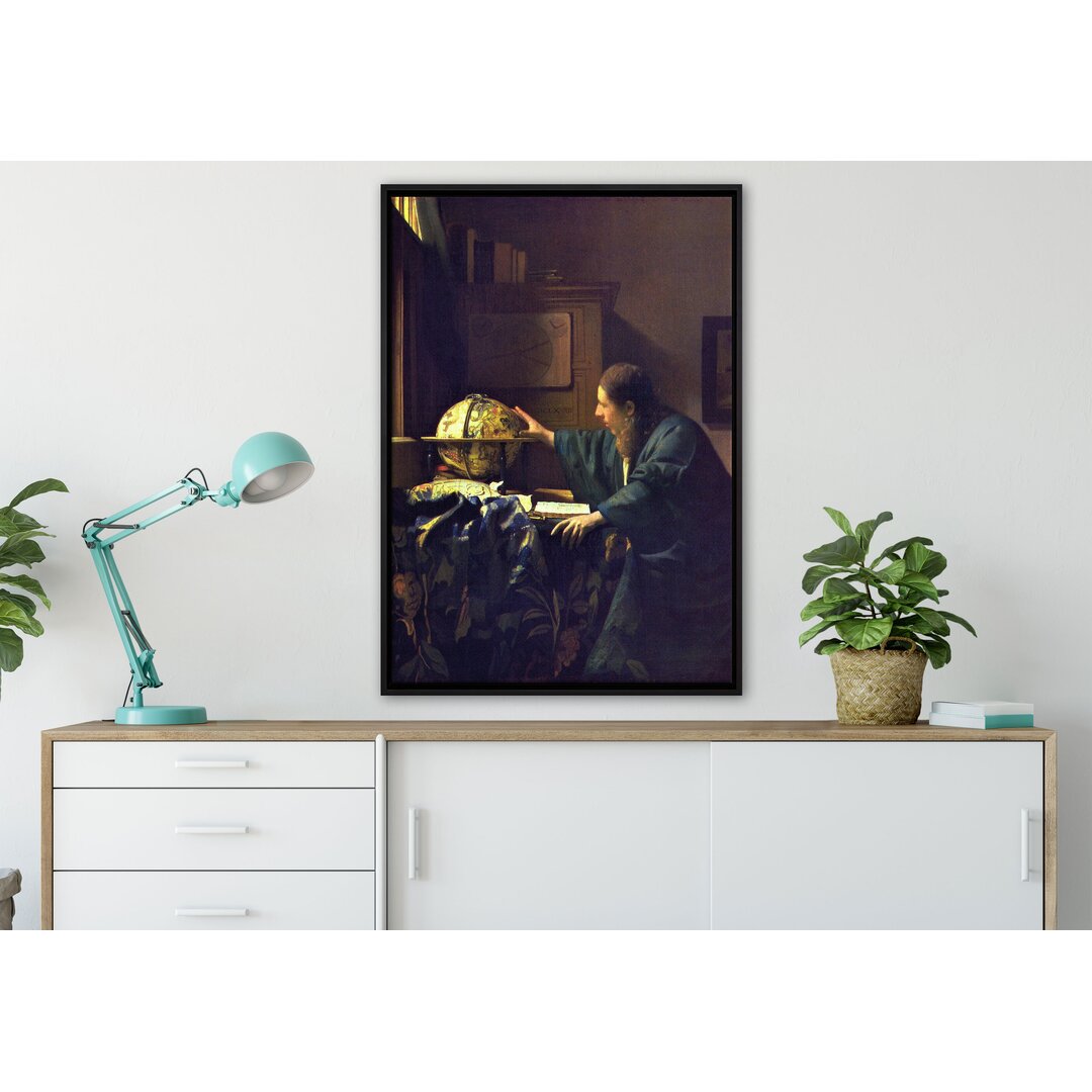 Gerahmter Kunstdruck Leinwandbild Der Astronom von Johannes Vermeer