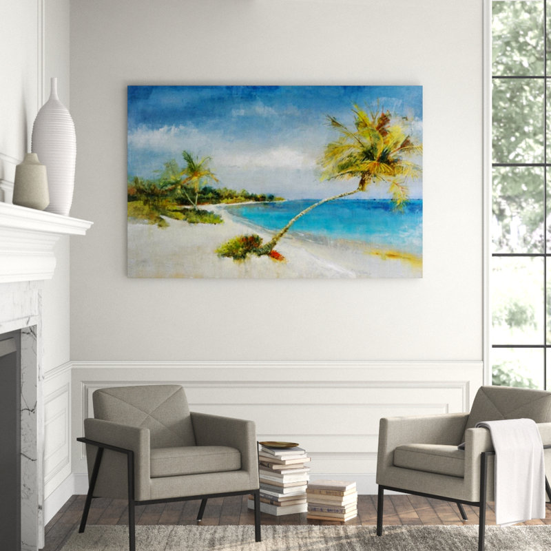 Paradise Print by Dennis Carney, Glass Coat, 47" H x 72" W x 1.5" D