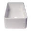 Évier de cuisine à fixation double L 33 po x l 18 po Fireclay