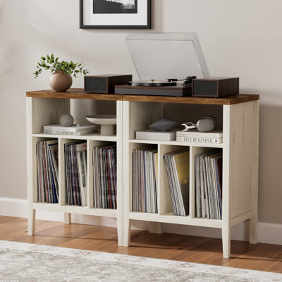 Farmhouse Wood  Record Player Stand  For Bedroom, Living Room