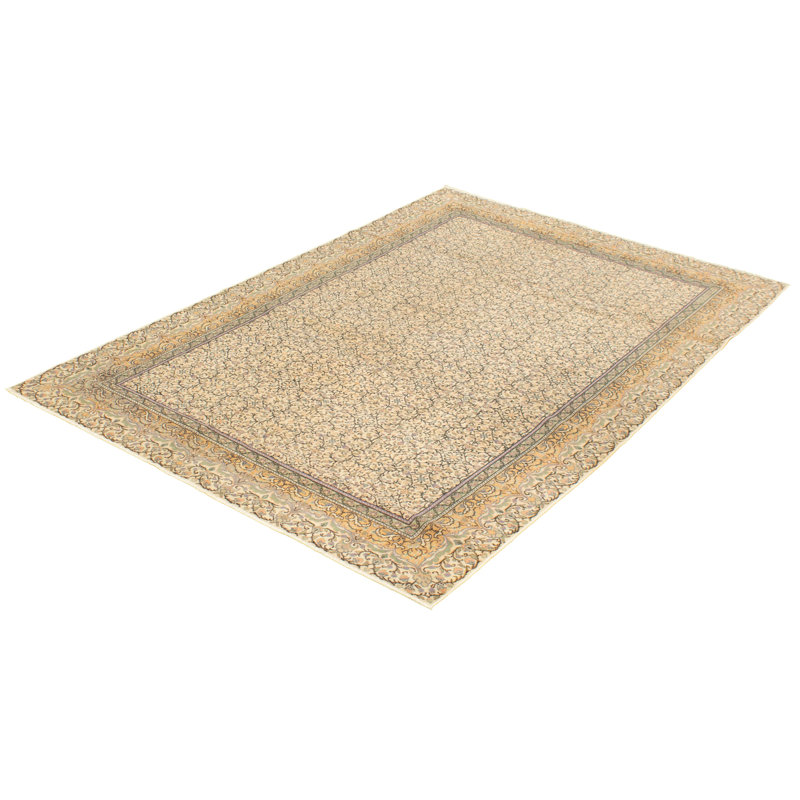 Tapis intérieur en laine 6 pi 6 po x 9 pi 7 po à la main one-of-kind-noué la 1980 keisari Yedidalga