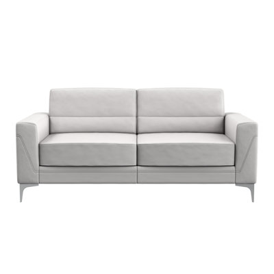 Gray With Square Arms, 3, Upholstery, Tapered Metal Brackets 3 In Gray, , Legs, Attractive