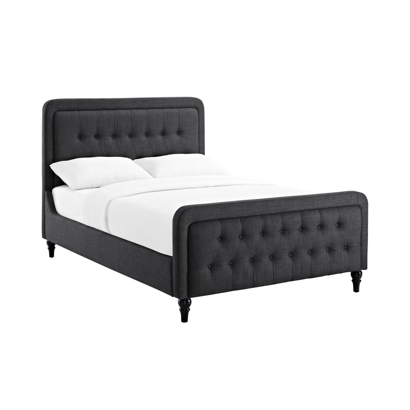 Souders Upholstered Bed, Double (4'6)