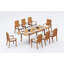 Ensemble repas d'extérieur rectangulaire Ansari-112322217