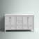 Aleta 60'' Double Bathroom Vanity with Engineered Marble Top