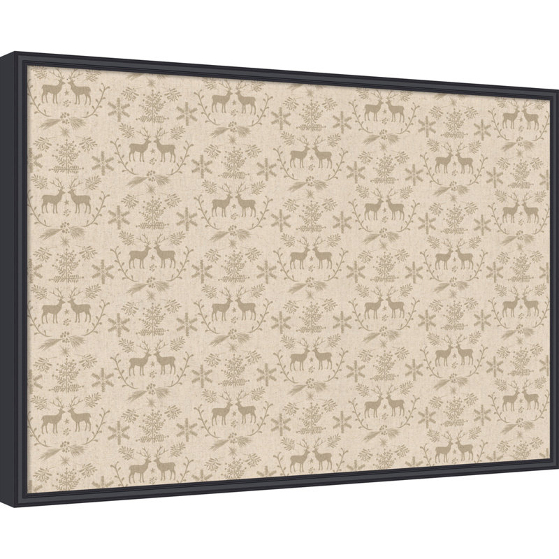 Rangement mural encadré en tissu, 25" H x 37" W