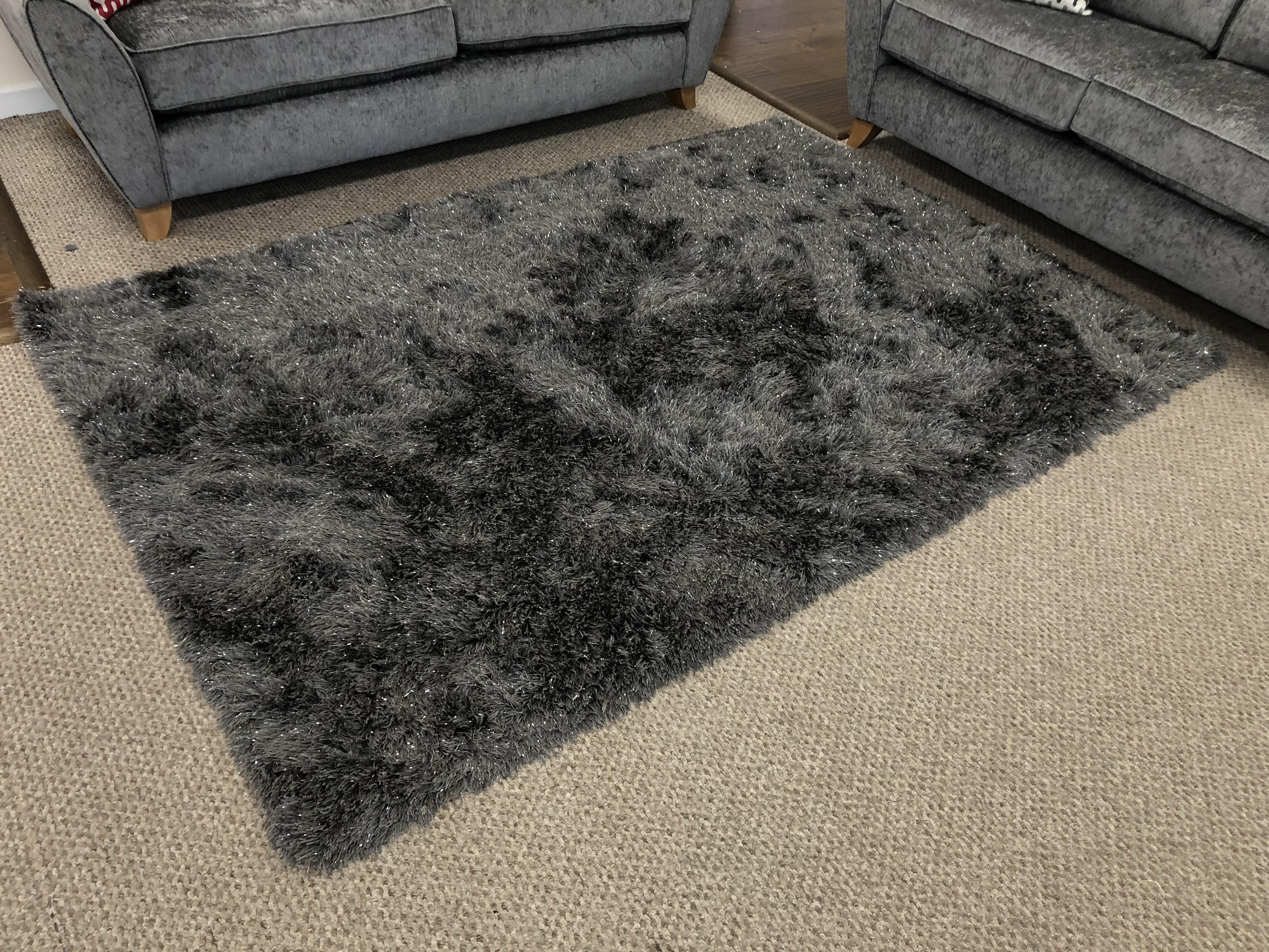 Rosdorf Park Potts Pile Shaggy Grey Rug | Wayfair.co.uk
