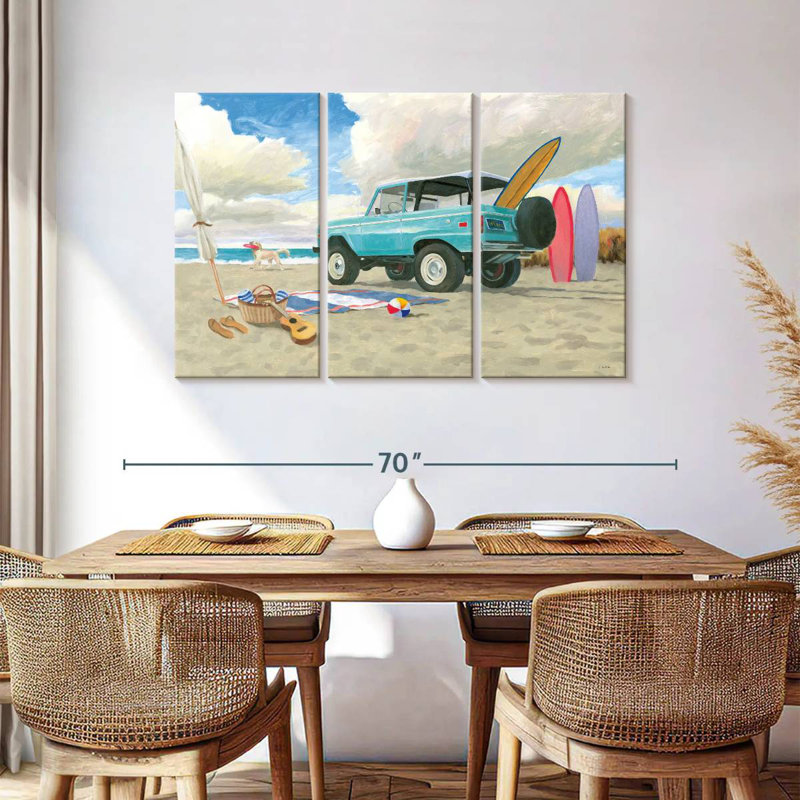 Mehar Beach Ride II, 36" H x 57" W