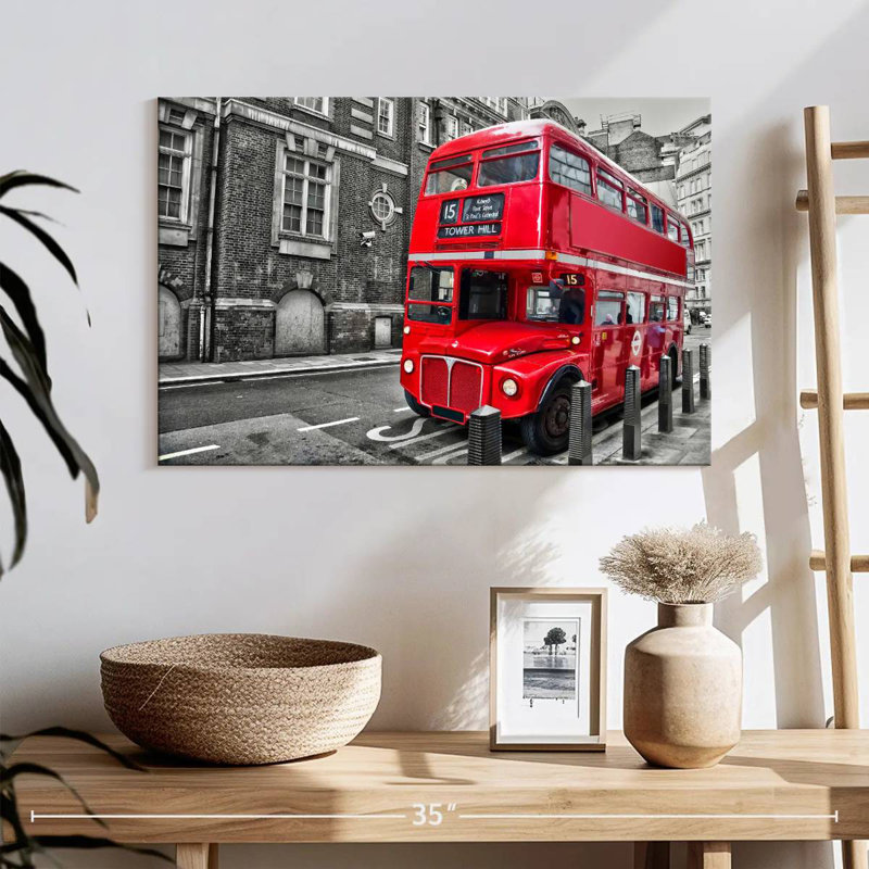 Mehar Pop Double Decker Bus, 20" H x 30" W