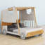  Lit de voiture avec coussin, toile de plafond-353226638