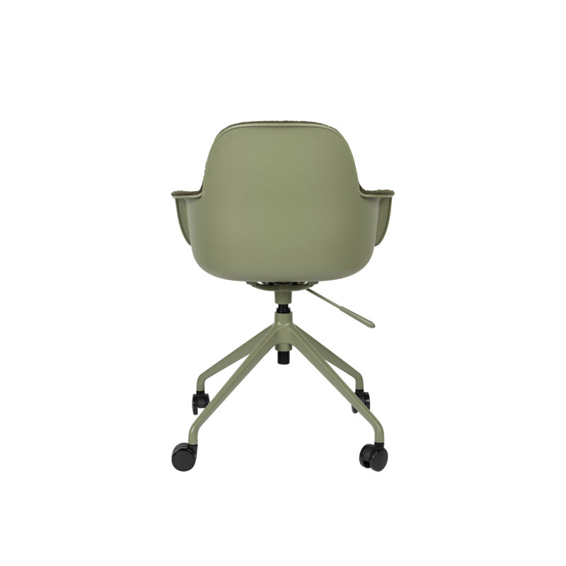 Albert Swivel Task Chair, Green, Green