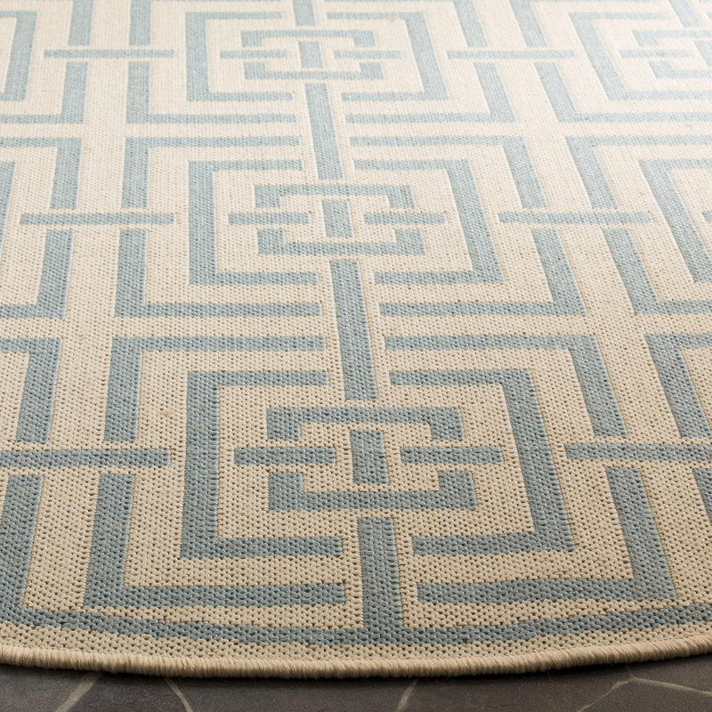 Tapis intérieur / extérieur Gowanus Linden 100, Rectangle 4 pi x 6 pi