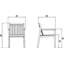 Sammen Outdoor Teak Dining Armchair