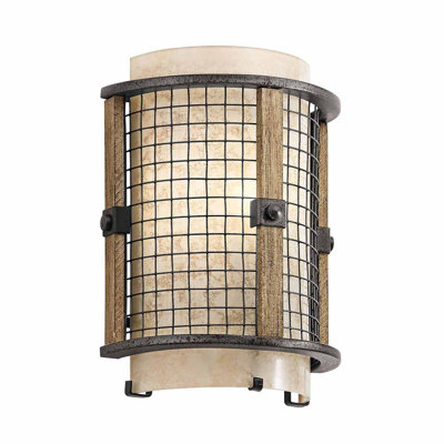 Rosiclare Steel Flush Mounted Sconce