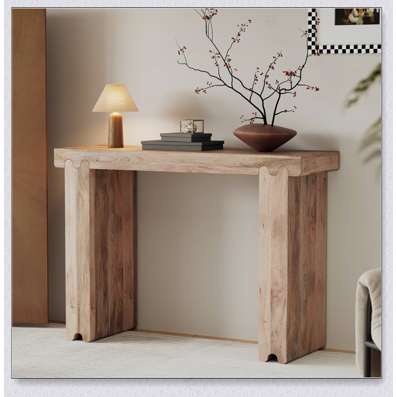 Console Farmhouse Narrow, Naturel