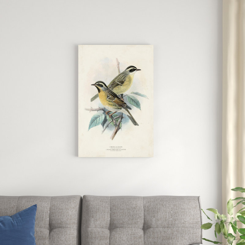 Oiseaux antiques I, H 30 po x l 20 po x P 1,25 po