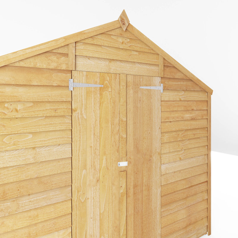 Mercia 12 x 8ft Overlap Apex Shed, Yes