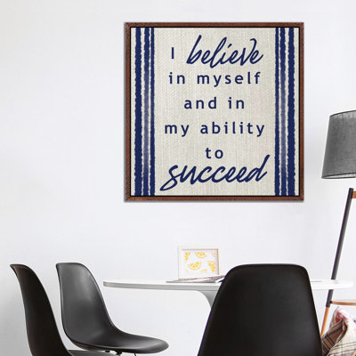 Belief In Success by Marcus Prime - Print on Canvas