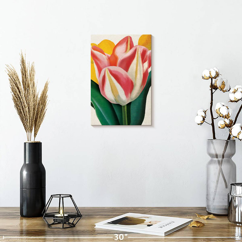 Joyeuse tulipe, H 12 po x l 8 po
