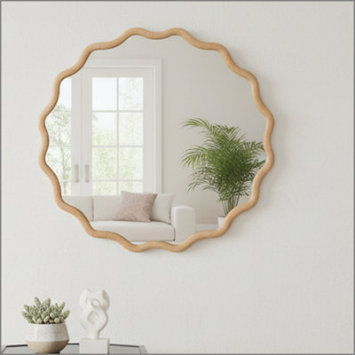 Miroir décoratif rond 24 po