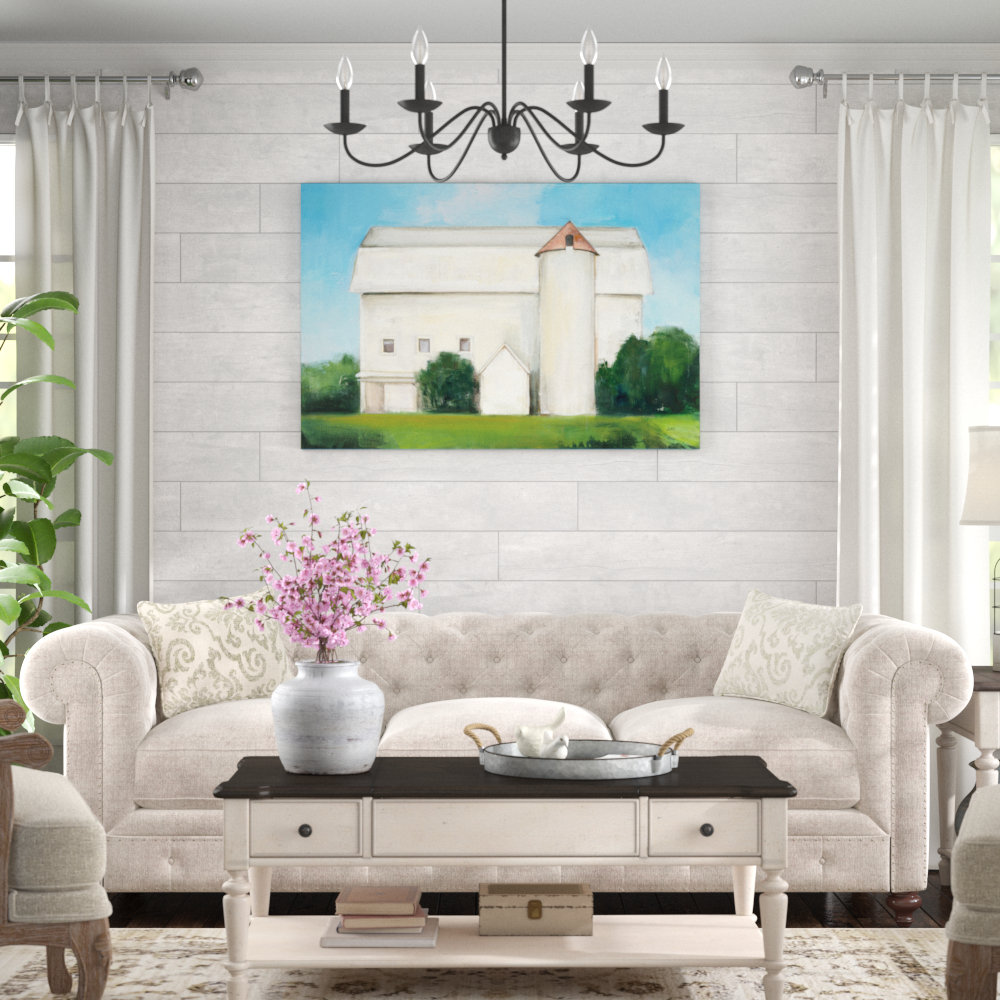 On The Farm by Julia Purinton - Wrapped Canvas Painting