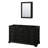 Deborah 60 " W Freestanding Standard Free Standing Single Double Single Vanity Bathroom Vanity With Marble Top with Mirror-97759008-97759010