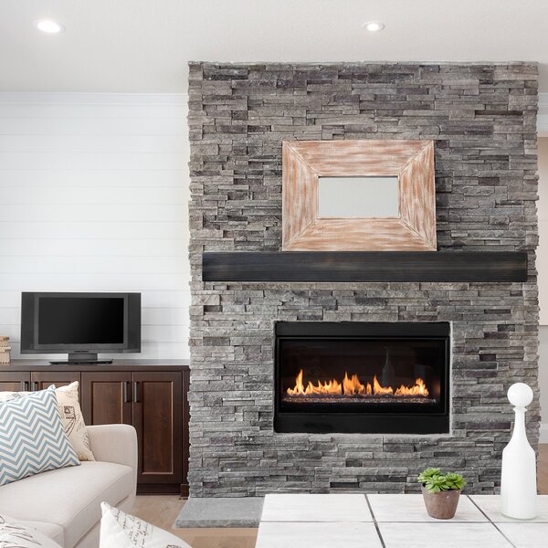 Loon Peak® Ricciardi Fireplace Shelf Mantel & Reviews | Wayfair