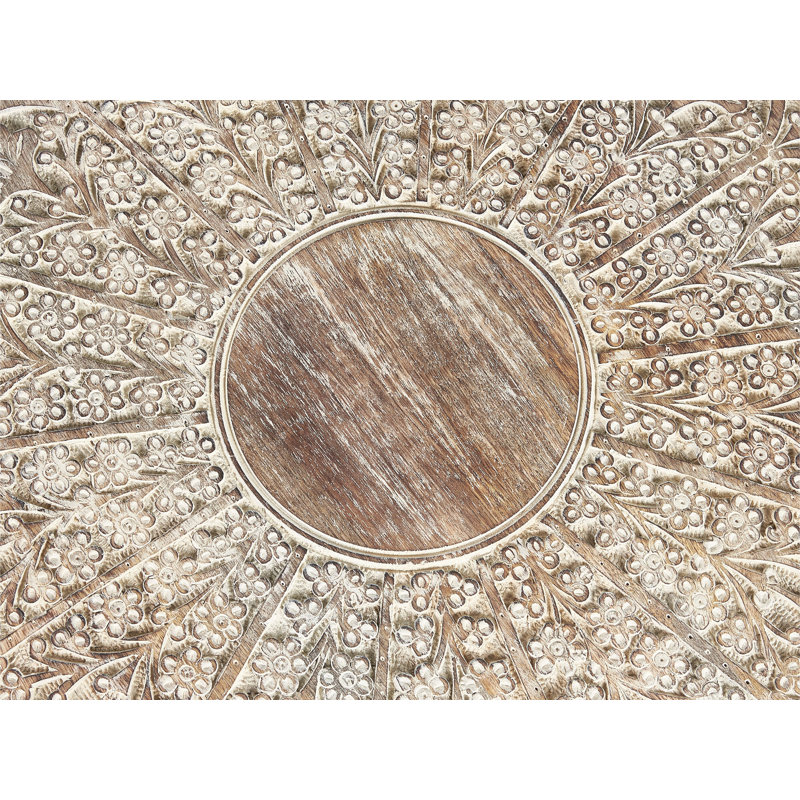 Billa Solid Wood Frame End Table