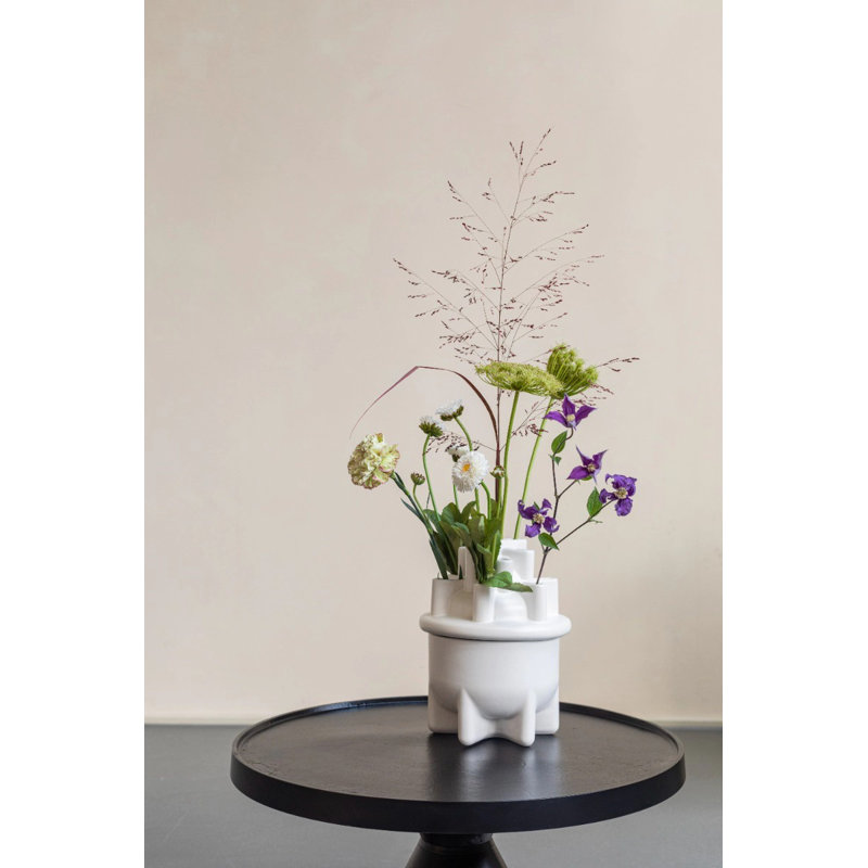 Vase Bassin, H 11 po x l 8 po x P 8 po