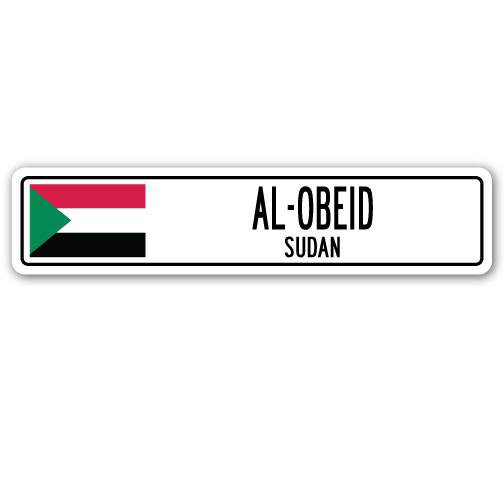 Panneau de signalisation en aluminium Baynes Al-Obeid, H 4 po x l 18 po x P 1 po
