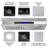 36 in. 900 CFM Under Cabinet Range Hood with Remote,Touch Control LCD,Low Noise,Long-term Warranty in Stainless Steel