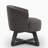 Classic Linen Fabric Swivel Lounge Chair | 360° Freely Rotating with Cross-Shaped Solid Wood Base & Legs | Comfortable Accent Chair for Living Room, Bedroom, Office & Dresser-249892979-249892983