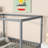 Full Size Canopy Bed (Gray)-1365378469