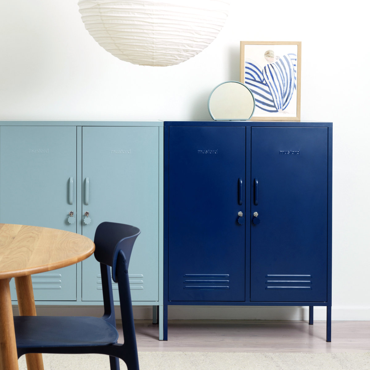 Mustard Made The Midi Locker, Navy