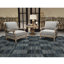 Tapis bleu / noir en laine noué à la main Kelise-1136430870