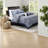 Elegant Jacquard Bedding Sets, Polyester Comforter, Navy Design For Home