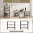 Beljot 30'' W Metal Shelving Unit with Wheels