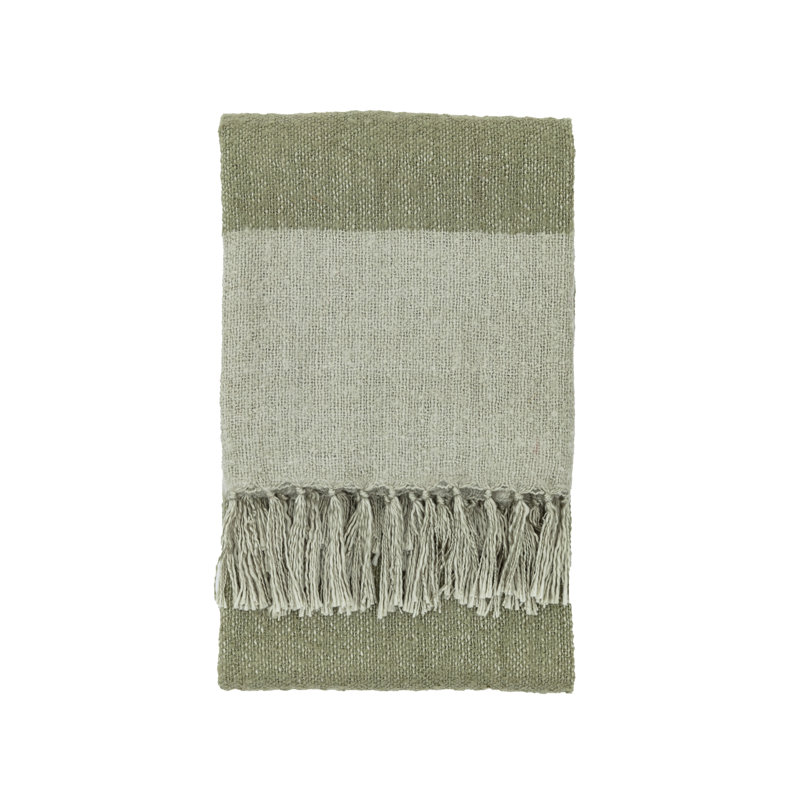 Bahe Throw Blanket, Olive