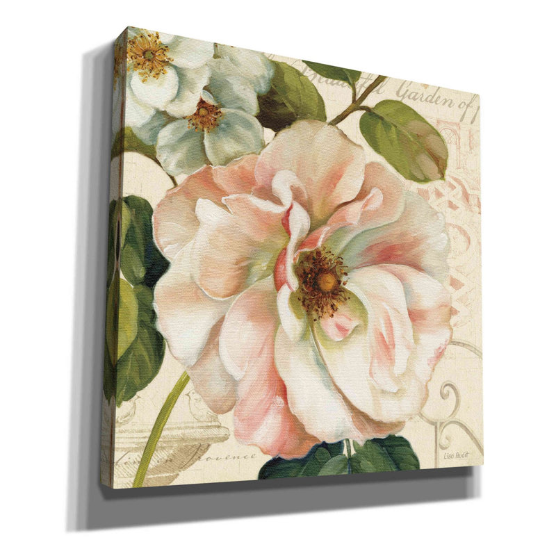 «Les Jardins II» par Lisa Audit, art mural sur toile, H 26 po x l 26 po x P 1,5 po