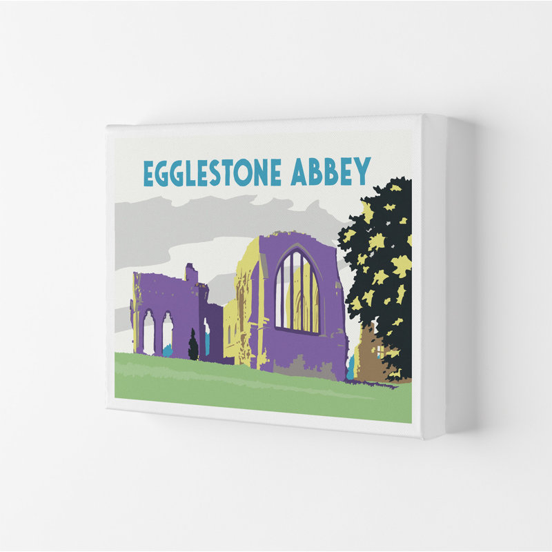 Egglestone Abbey by Richard O'Neill - Print, Wrapped Canvas, 40cm H x 50cm W x 4cm D
