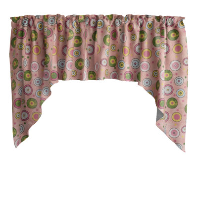 Cotton Blend Swag Window Valance