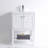 Wilner 24 " W Freestanding Standard Free Standing Single Double Single Vanity Bathroom Vanity With Ceramic Top-2039237140