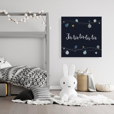 Toile Fa-la-la-la-la | Motif décoratif pour la maison